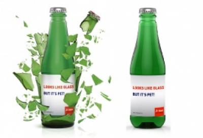 Sidel maakt plastic bierfles